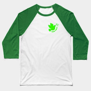 Team Peace Green By Abby Anime(c) Baseball T-Shirt